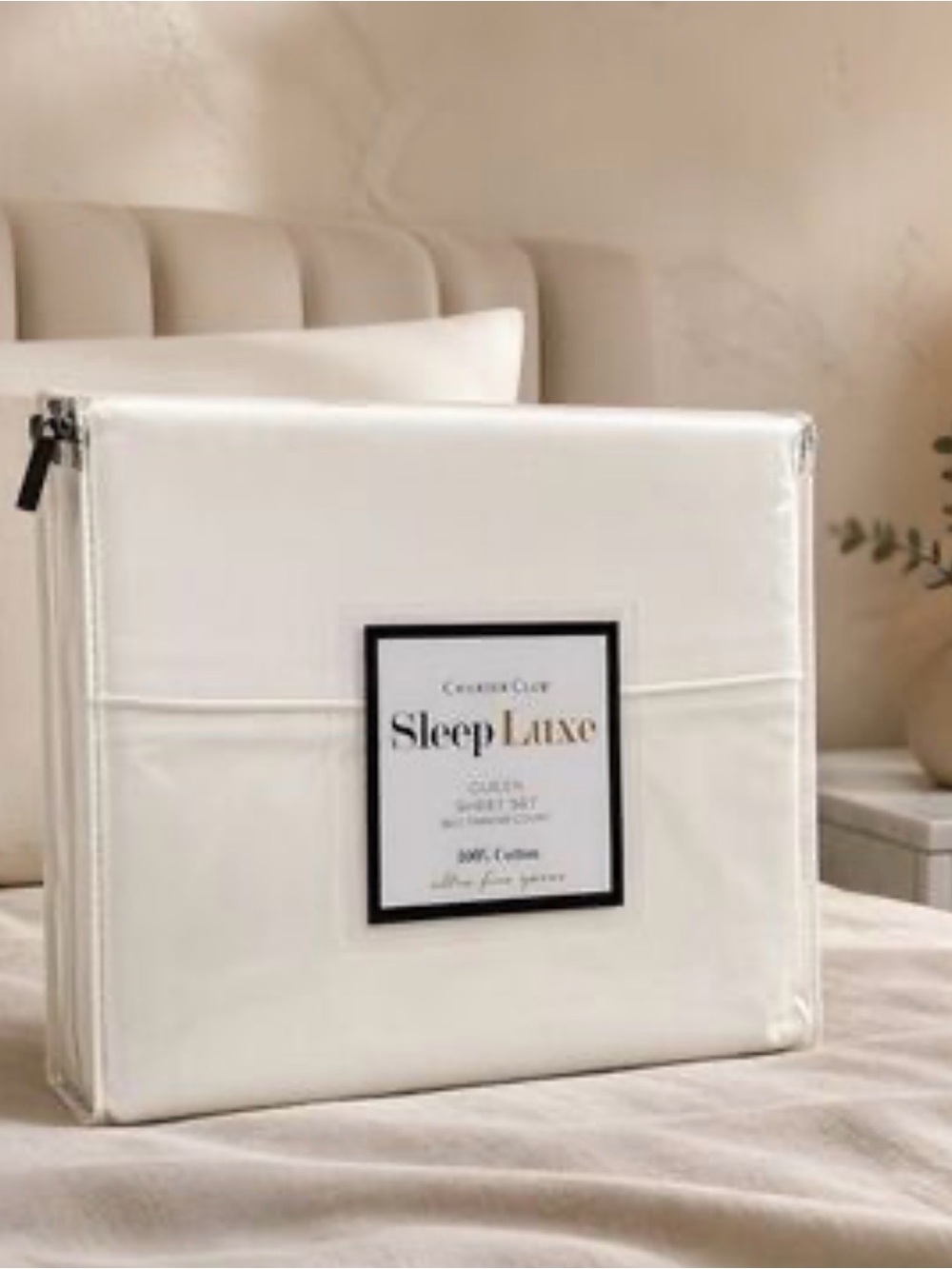 100 % Cotton Sheet Set - White